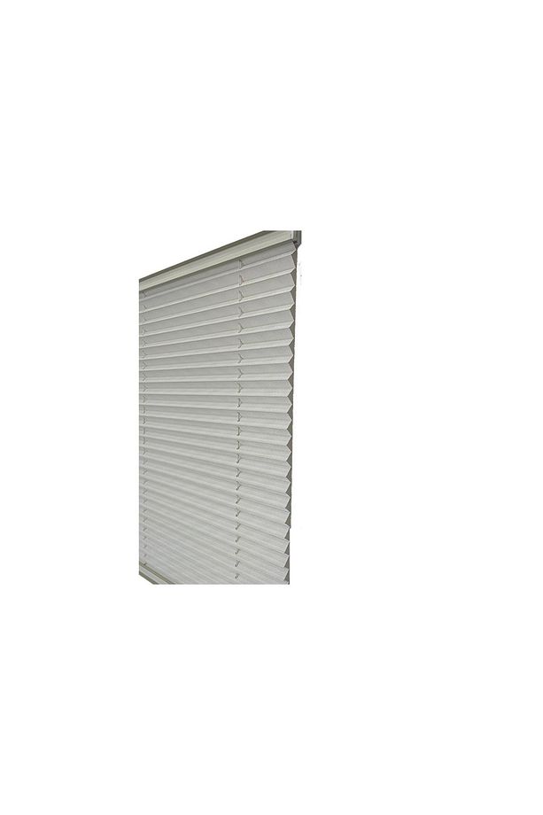 PembePanjur EKRU PLİSELİ CAM BALKON PERDESİ - 3