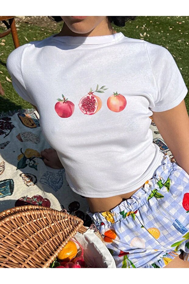 Oversized Short-Sleeve Printed T-Shirt