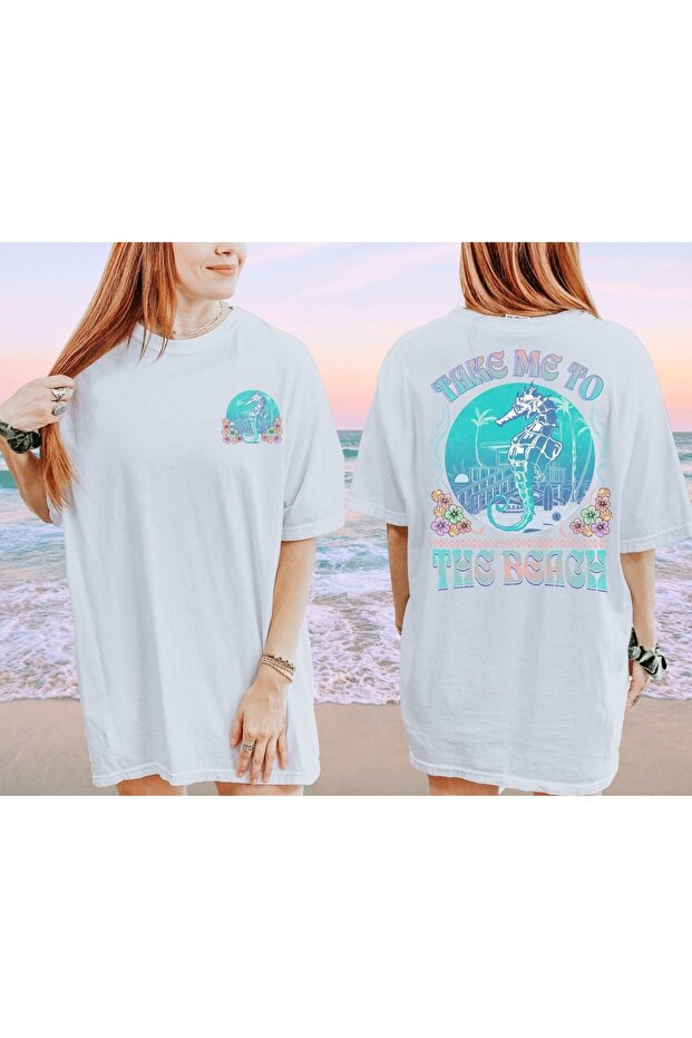 Oversized Short-Sleeve Printed T-Shirt