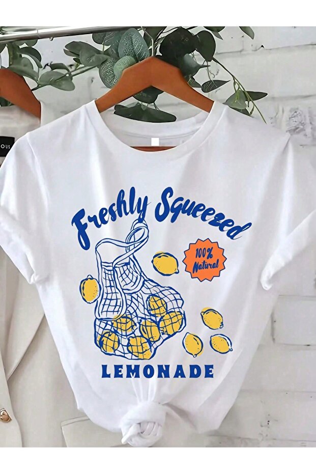 Oversize Cut Short Sleeve Printed T-Shirt