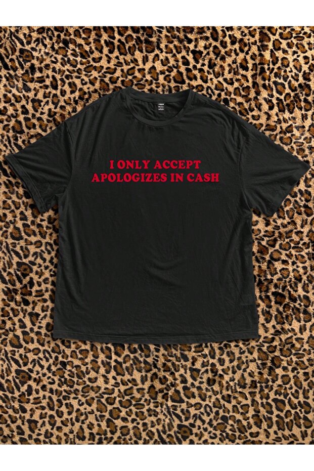 Oversize Cut Short Sleeve Printed T-Shirt