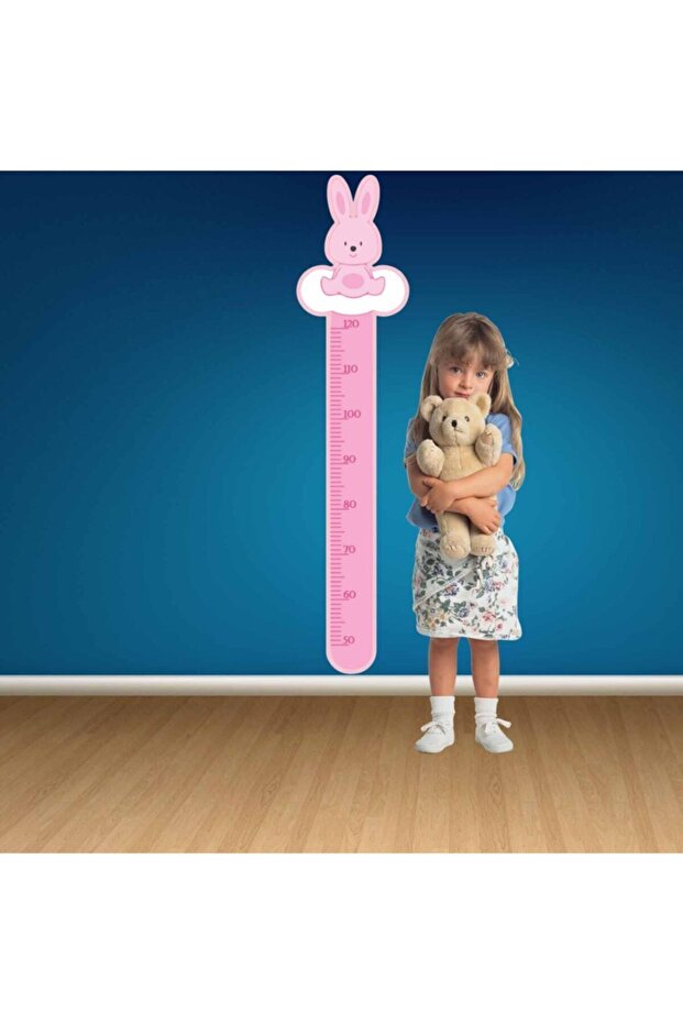 Pink Cute Bunny Girls Room Wall Sticker