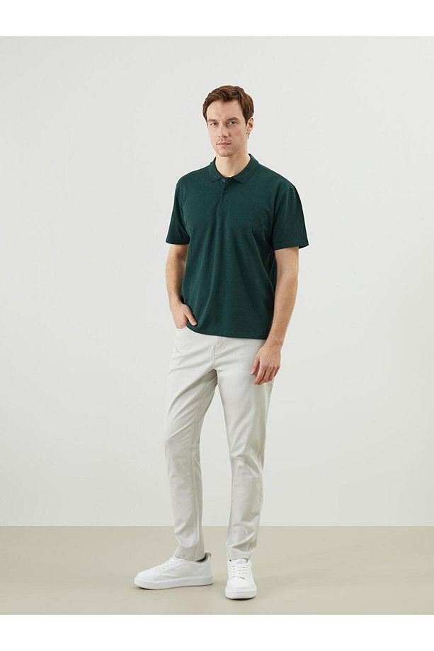 LCWAIKIKI Basic Dar Kalıp Gabardin Erkek Chino Pantolon - 1