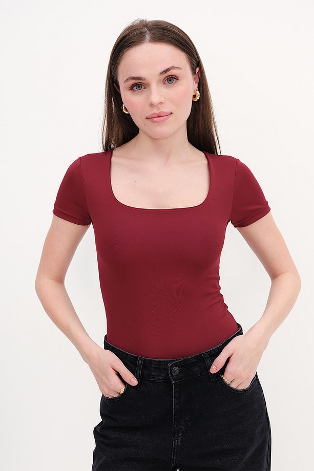 Kısa Kollu Bodysuit Z2034 - 5