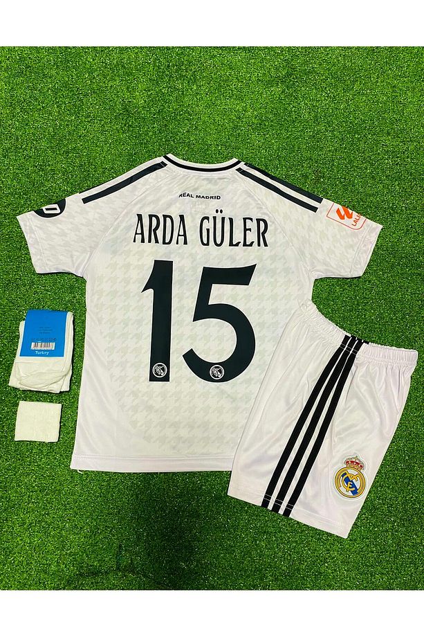 R.e.a.l M.a.d.r.i.d 2024/25 Yeni Sezon Arda Güler Iç Saha Çocuk Forması 4'lü Set - 1