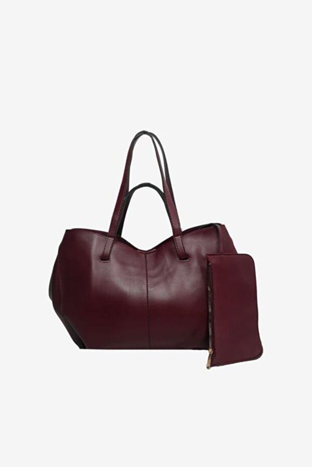 Çift Saplı Cüzdanlı Çanta - 1