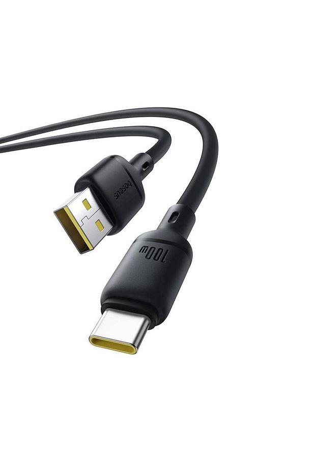 Silky Series USB to Type-C 100W Hızlı Şarj Kablosu 1m - Siyah - 4