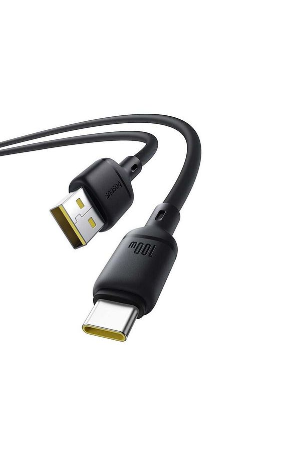 Silky Series USB to Type-C 100W Hızlı Şarj Kablosu 2m - Siyah - 4