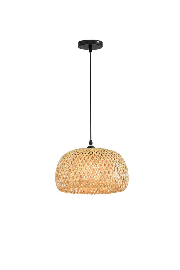 Mirage Model Tekli Rattan Bambu Modern Tasarım İskandinav Bohem Sarkıt Avize - 8