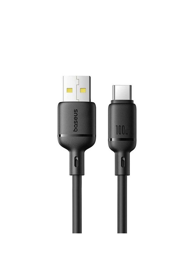 Silky Series USB to Type-C 100W Hızlı Şarj Kablosu 2m - Siyah - 2