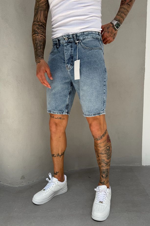 Mavi Denim Kumaş Erkek Jean Kot Şort Mz484 - 2