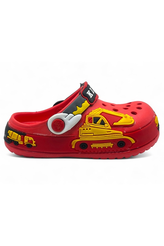 Çocuk Dozerli Terlik - 1