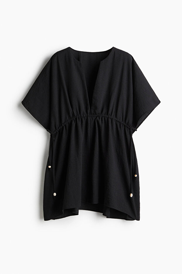 Pamuklu Plaj Kaftanı - 3