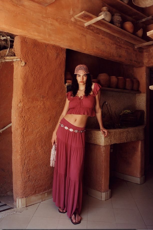 Boho midi etek - 3