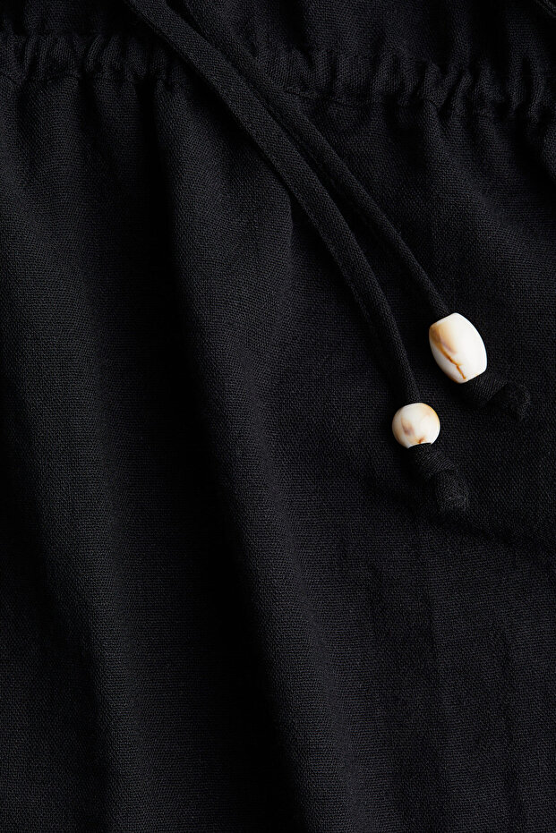 Pamuklu Plaj Kaftanı - 5