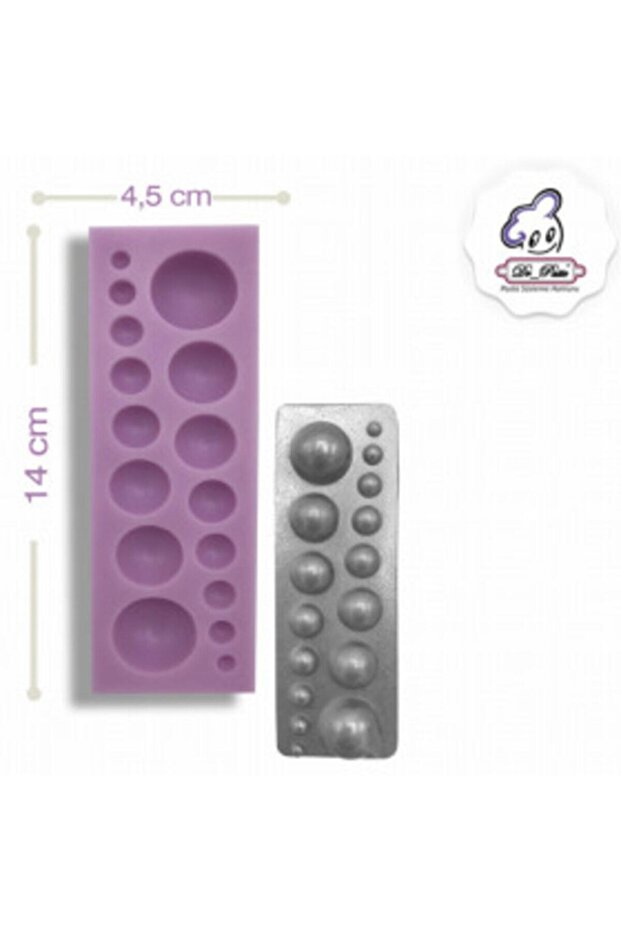 Silikon Kalıp Yarım Küreler - 1