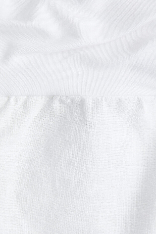 Keten Karışımlı Şort - 3