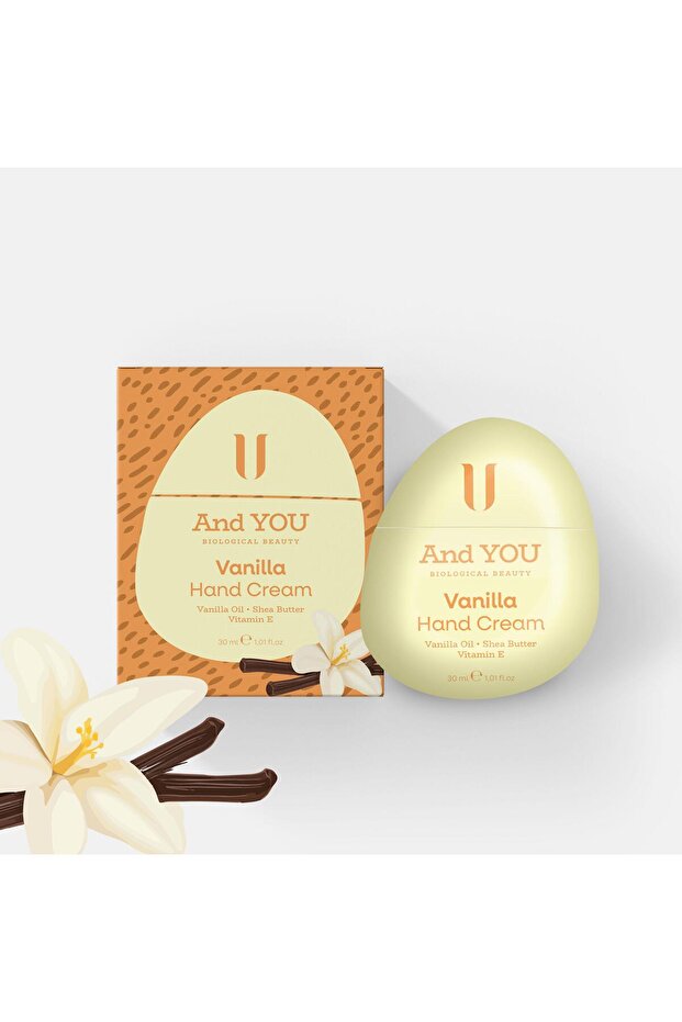 AND YOU Yoğun Nemlendirici El Kremi Vanilyalı 30 ml