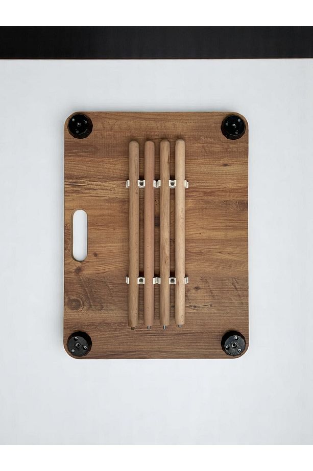 Katlanır Kamp Masası Portatif Mdf Bahçe Balkon Piknik Sehpası 60x45 Yüksek Kalite - 2
