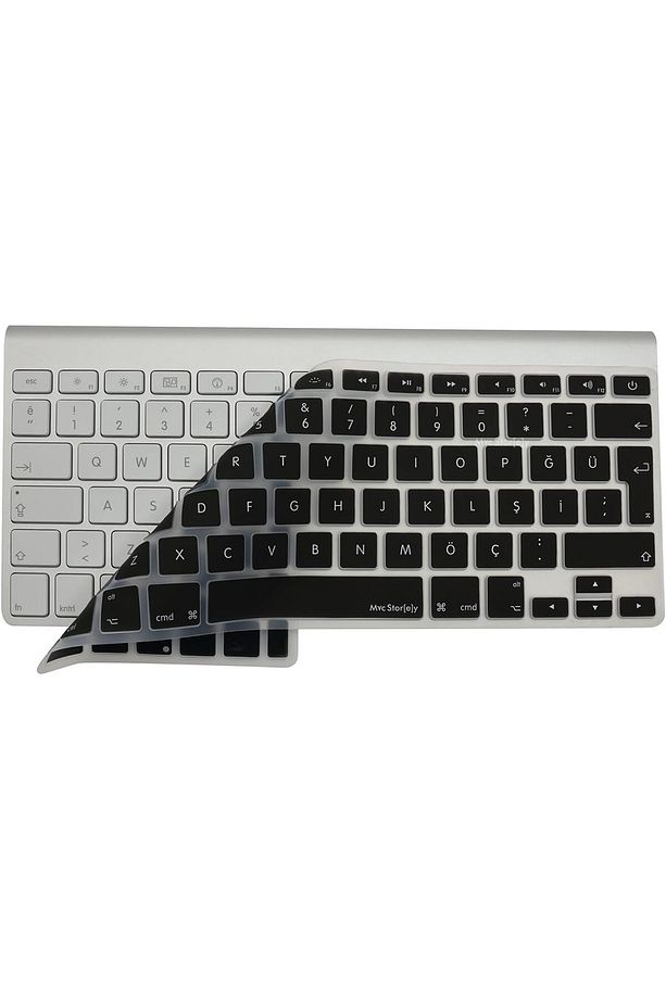 mazzıdağ Klavye Kılıfı Magic Keyboard-1 A1314 A1242 Model ile Uyumlu Türkçe Q Baskı Silikon - 1