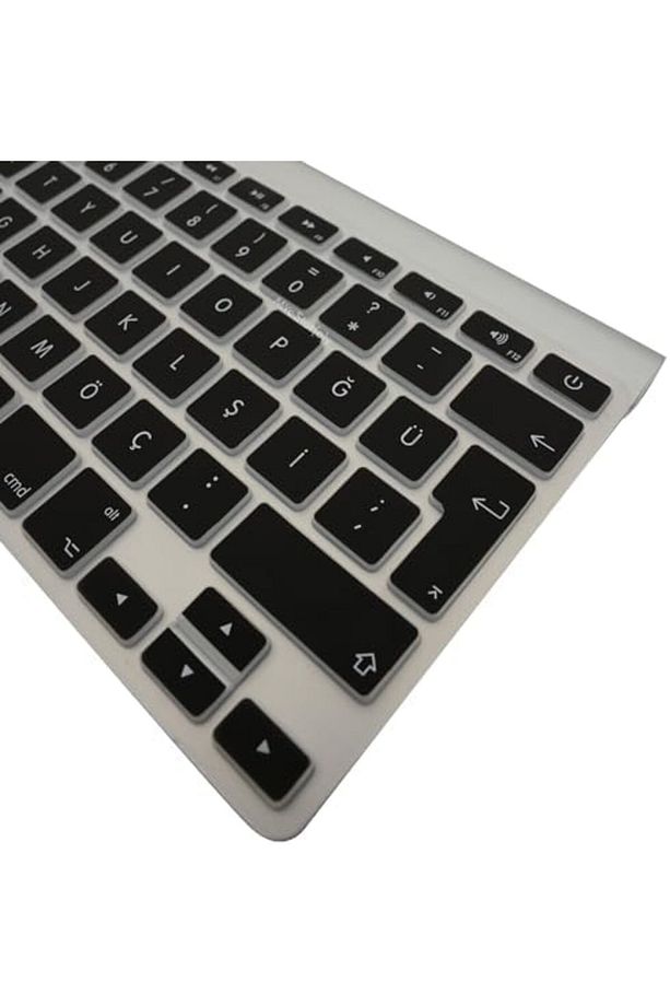 mazzıdağ Klavye Kılıfı Magic Keyboard-1 A1314 A1242 Model ile Uyumlu Türkçe Q Baskı Silikon - 3