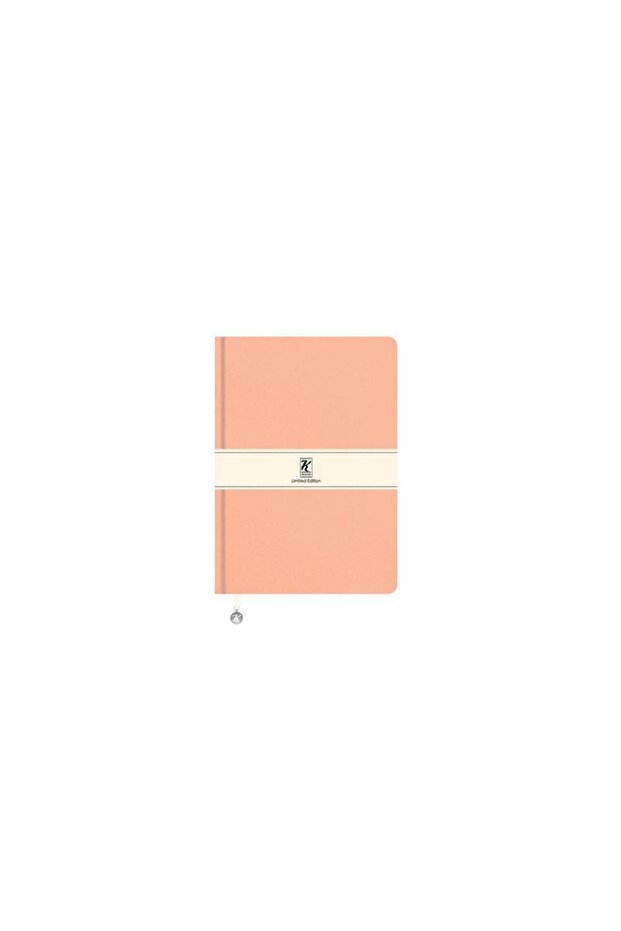 Sharp Limited Edition A6 96 Yp. Striped Notebook - Salmon