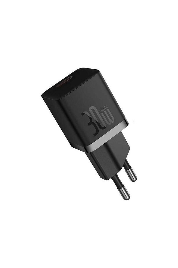 1C 30W GaN5 Mini Hızlı Ev Şarj Adaptörü - Siyah - 3