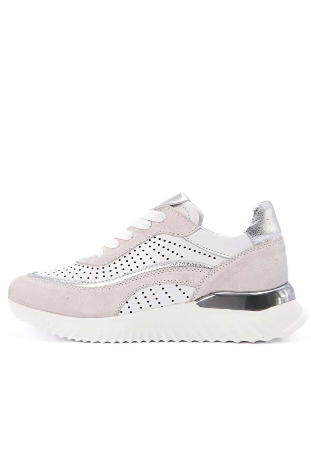 Poena Women's Genuine Nubuck Leather Sneaker Shoes 25078