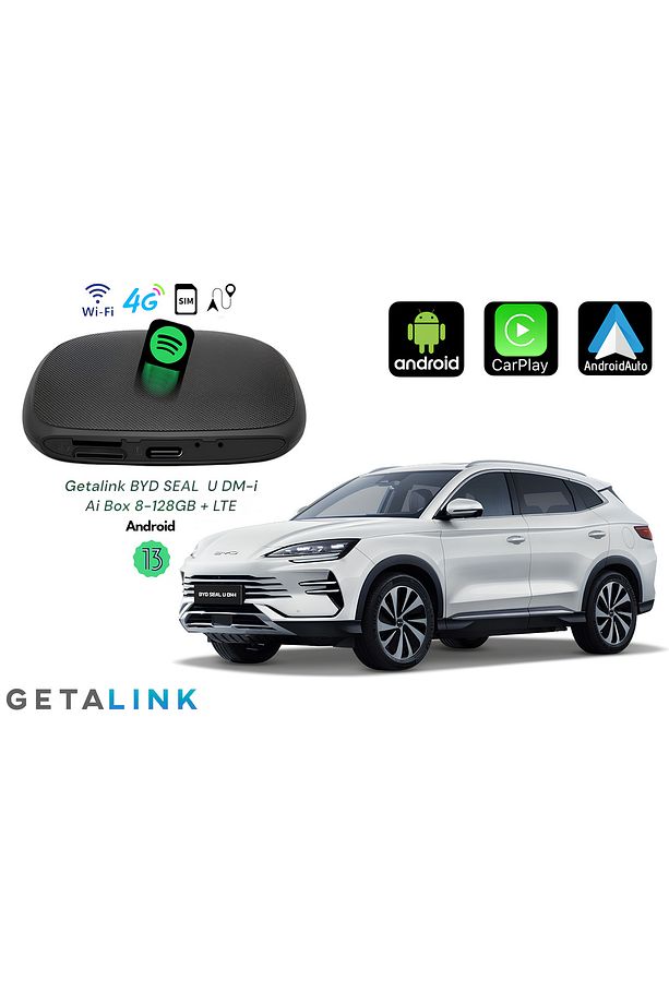 BYD SEAL Uyumlu  Android13 Ai Box 8Gb-Ram 128Gb-Rom Hareket Halinde Video İzleme - 1
