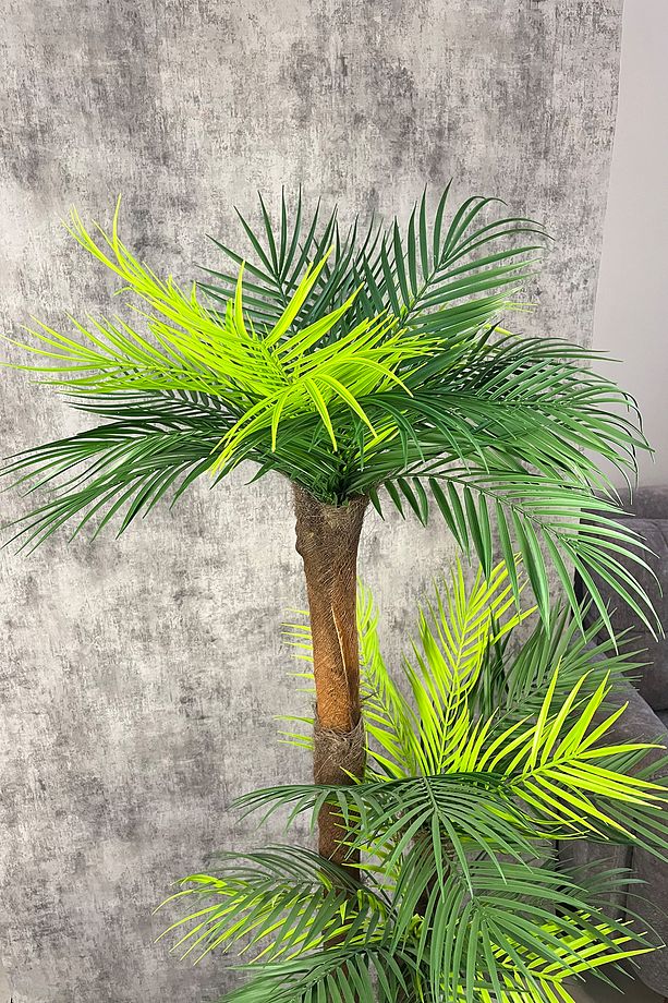 Yapay Areka Palmiye Ağacı 150 cm 3 Dallı 27 Yapraklı - 3