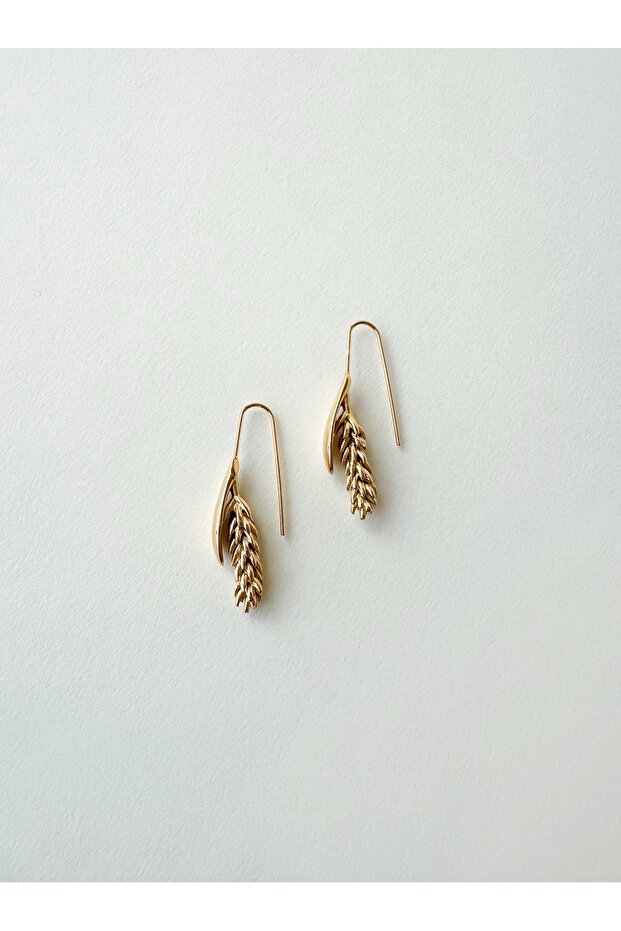 Çelik Küpe - Spike - Gold - 1