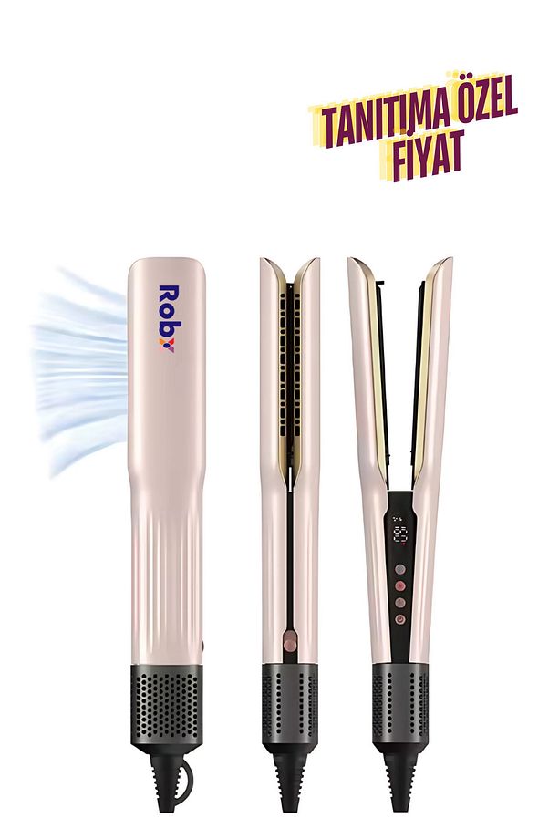 Islak Ve Kuru Lcd Ekran Sıcak Ve Soğuk Hava Üfleme Airstrait Saç Düzleştirici-hediyeli Ürün - 8