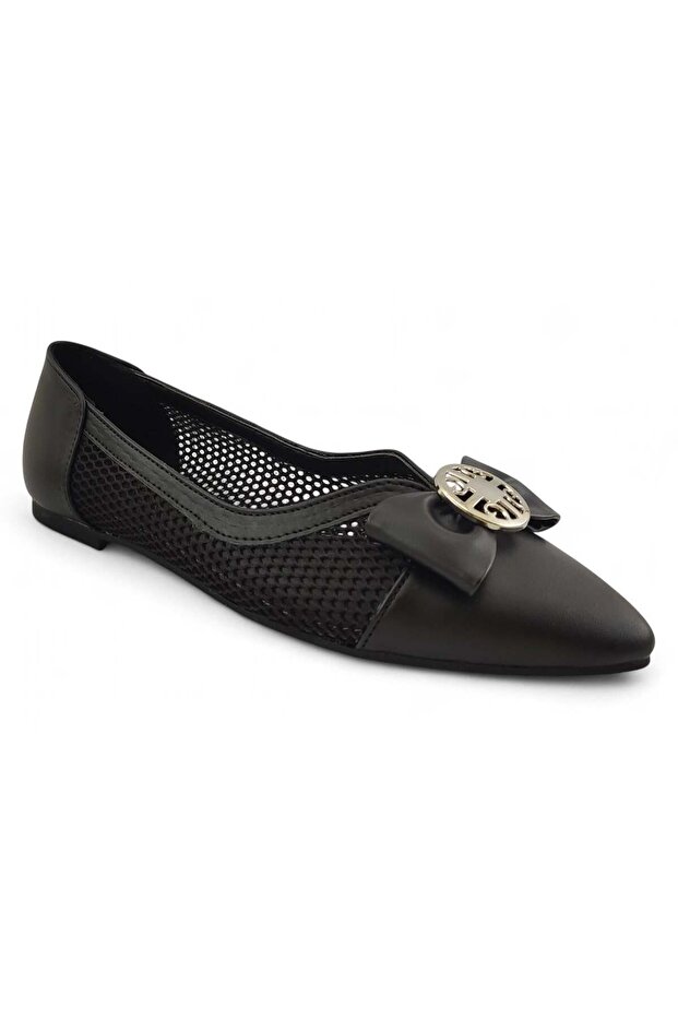 5001 Daily Stone Women's Ballerinas-Black