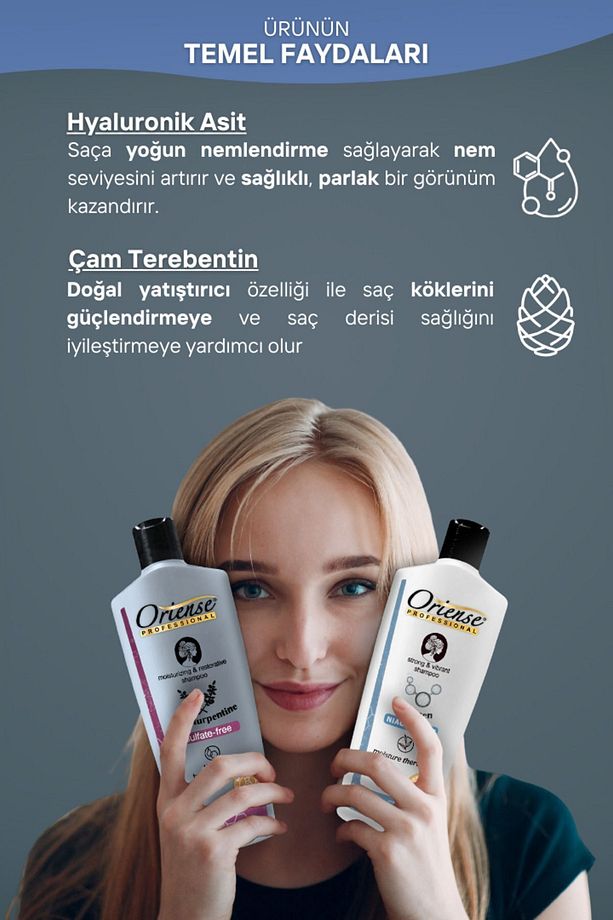 500ml Tuzsuz Şampuan, Hyaluronik ve Çam Terebentini ile Nihai Temizlik - Kimyasal İçermez - 5