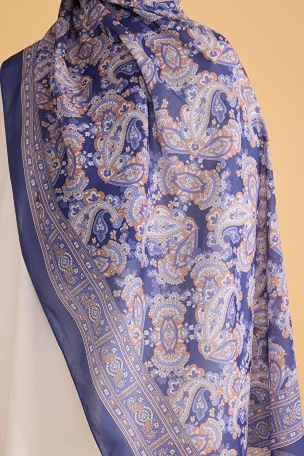 Fresh Patterned Interlining Shawl - 2