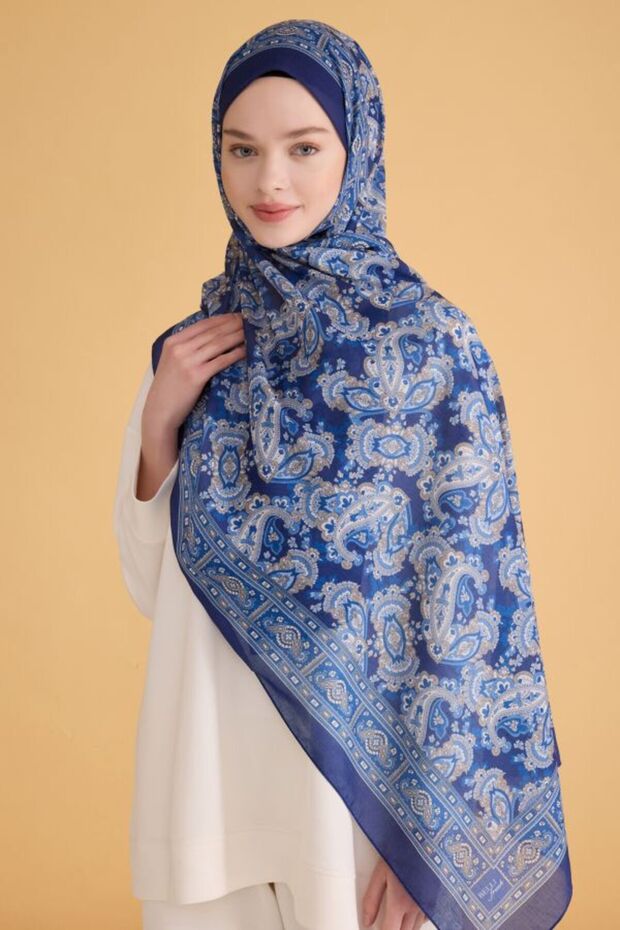 Fresh Patterned Interlining Shawl - 1
