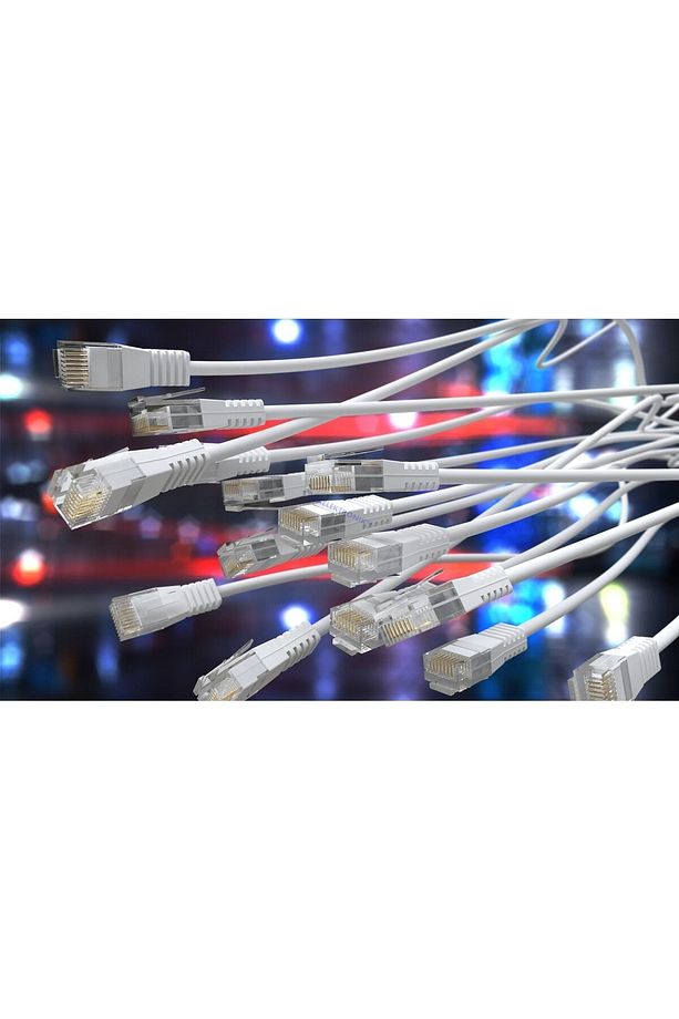 20mt 20 Metre +tv Plus Fiber Adsl Modem Bilgisayar Arası Ethernet Internet Kablosu Ağ Network - 4