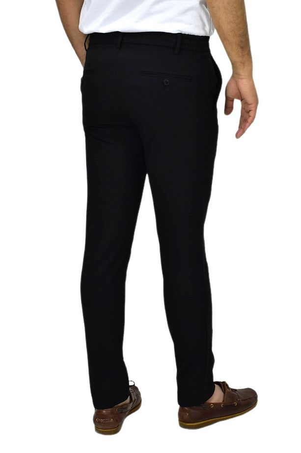 Erkek Siyah Jogger Lastikli Pantolon 1977 BGL-ST03731 - 3