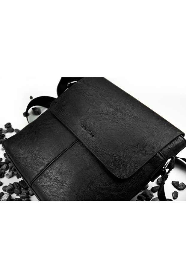 WizDesign DR8020-1 POSTACI ÇANTASI SİYAH - 1