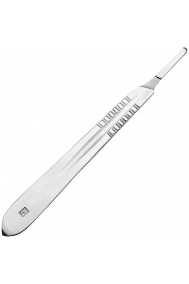 (Number 4) Wooden Sculpture Carving Art Knife Handle. Plug-In Type (Compatible with Tips Number 18 and Above)