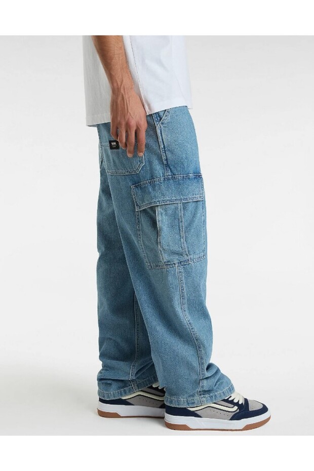 Service Cargo Loose Denim Pant - 3