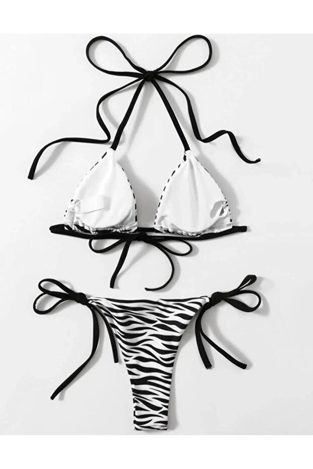 Zebra Desen Bikini Takımı - 2