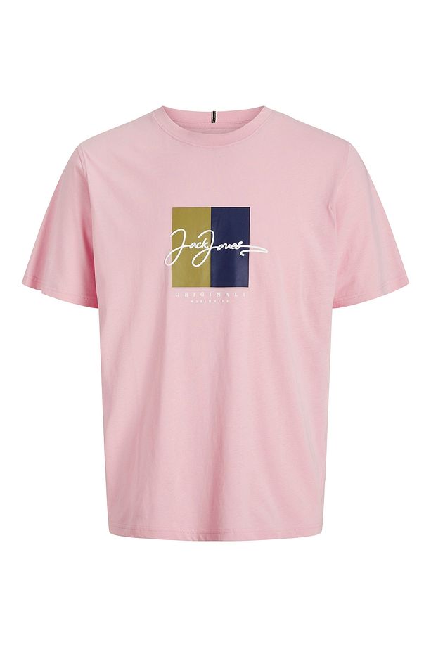 Jack Jones Jorfrederıksberg Box Scrıpt Tee Ss Cn Ln Erkek Pembe Tshirt 12278266-20 - 5