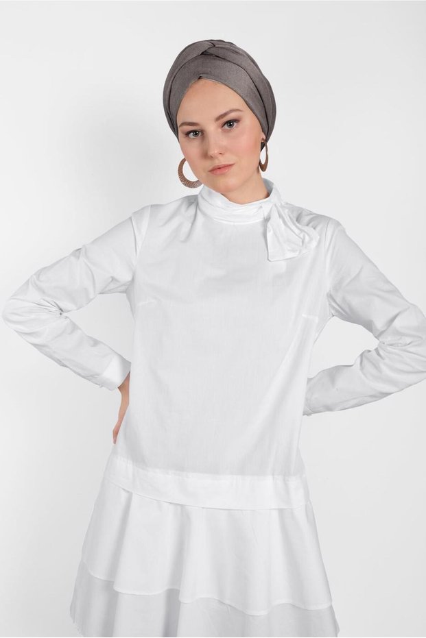 Cotton Tunic 4286 with Skirt Slip