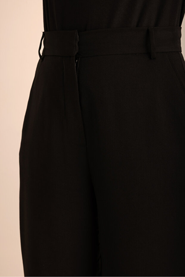 Dokuma Palazzo Pantolon - 3