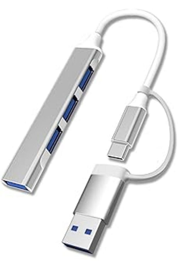 Buffer® 4 Port'lu Bağlantı Istasyonu Ultra Ince Usb Bölücü Type-c Tipi Çoklu Arayüz Adaptörü Multi - 1