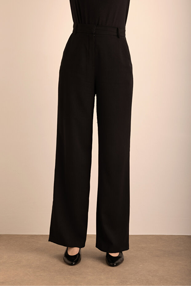 Dokuma Palazzo Pantolon - 2