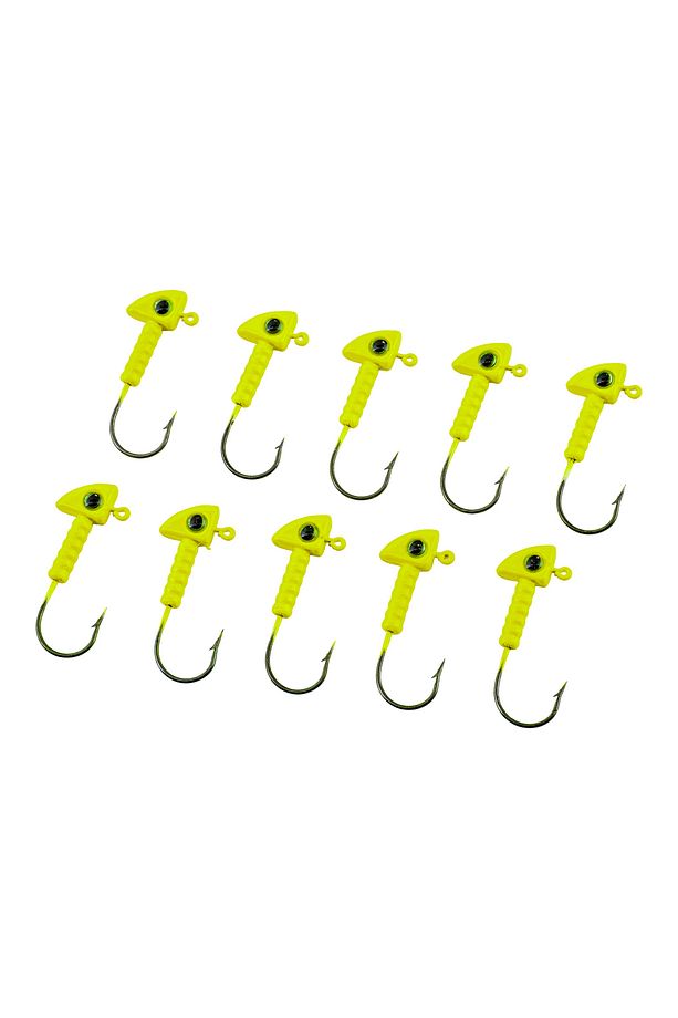 Jighead - Zoka - Kurşunlu Olta İğnesi - (XH-A 06) - Açık Yeşil - 6 Gr - 10 Adet - 1