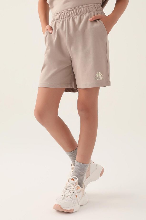 Authentic Chande Kız Çocuk Bej Regular Fit Şort - 2