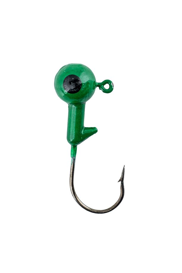 Jighead - Zoka - Kurşunlu Olta İğnesi - (XH-A 02) - Yeşil - 8 Gr - 10 Adet - 2